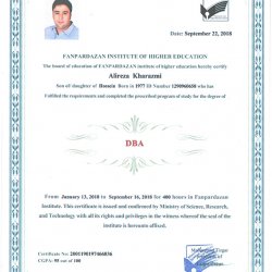 گواهینامه ها و افتخارات
